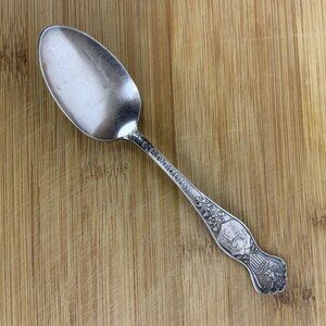 Oneida Community Kentucky State Seal Souvenir Spoon Silverplate Vintage